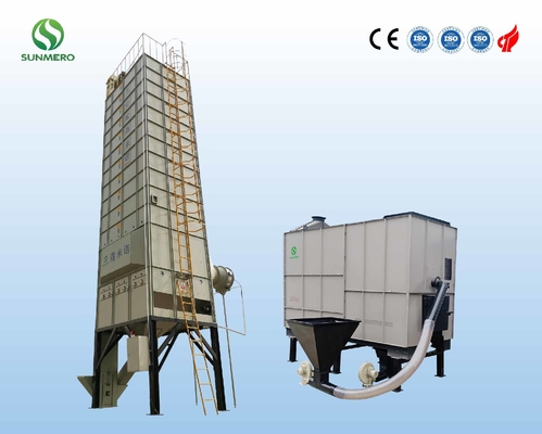 secador de grano de recirculación mecánico 22T para la planta de tratamiento del cereal