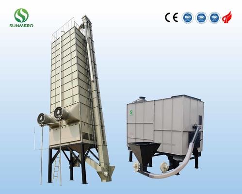 Tipo de lote máquina más seca de circulación de grano, secador mezclado del flujo para el trigo