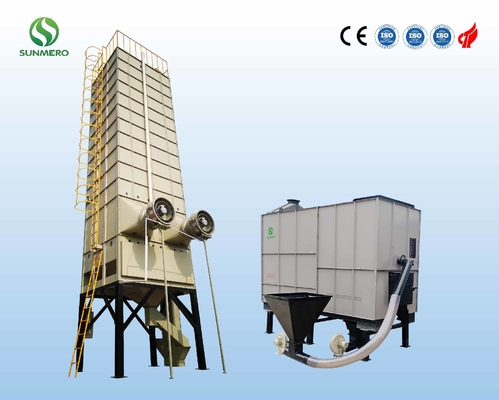 Secador de grano de 22 Ton Stainless Steel Cross Flow, secador del lote del maíz multiusos