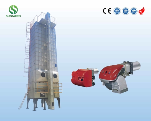 220V llevan - a Paddy Grain Dryer resistente, secador mecánico 15T del arroz para el trigo