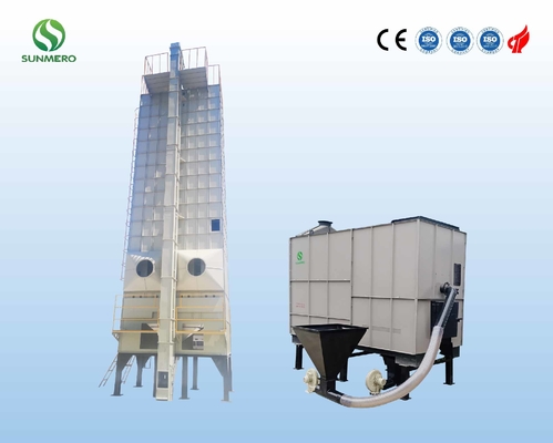 secador de grano del arroz de la estructura compacta 30T, Paddy Grain Dryer Automatic