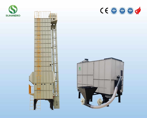secador de grano de recirculación completamente automático 380V 15 Ton Per Batch