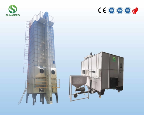 Verticales mezclados fluyen el equipo de proceso del arroz del secador de grano 50tons/Batch