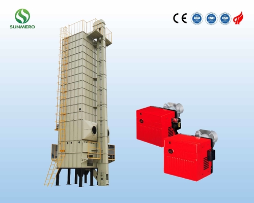 secador mecánico de circulación vertical 15ton para la alta automatización del maíz