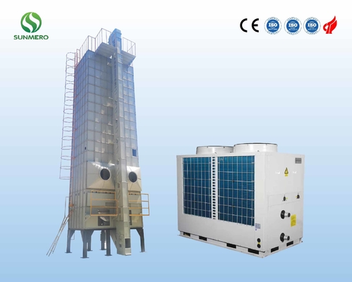 Máquina más seca comercial vertical 30T de grano completamente automática