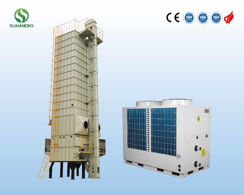 Máquina más seca comercial vertical 30T de grano completamente automática