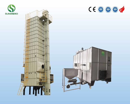 Verticales mezclados fluyen el equipo de proceso del arroz del secador de grano 50tons/Batch