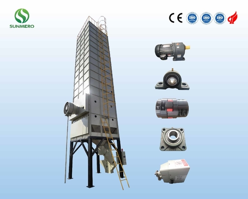 equipo multifuncional de 15T Paddy Dryer Machine Large Farm para el trigo