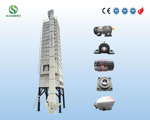 ISO9001 aprueban el equipo de cultivo eléctrico vertical del secador de grano 15 toneladas