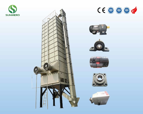 Paddy Grain Dryer multifuncional, secador de grano del flujo cruzado para el proceso del arroz