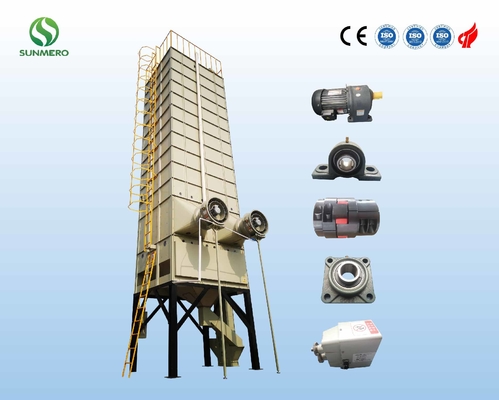 Secador de grano de 22 Ton Stainless Steel Cross Flow, secador del lote del maíz multiusos
