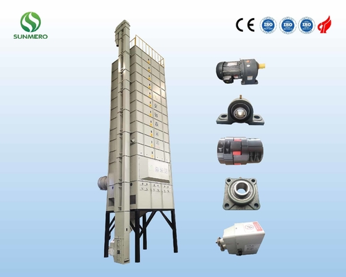 3kW 22T que recircula el secador de grano mezclado del flujo del secador de grano para el almacenamiento