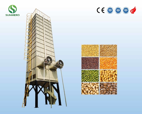 secador mecánico de circulación vertical 15ton para la alta automatización del maíz