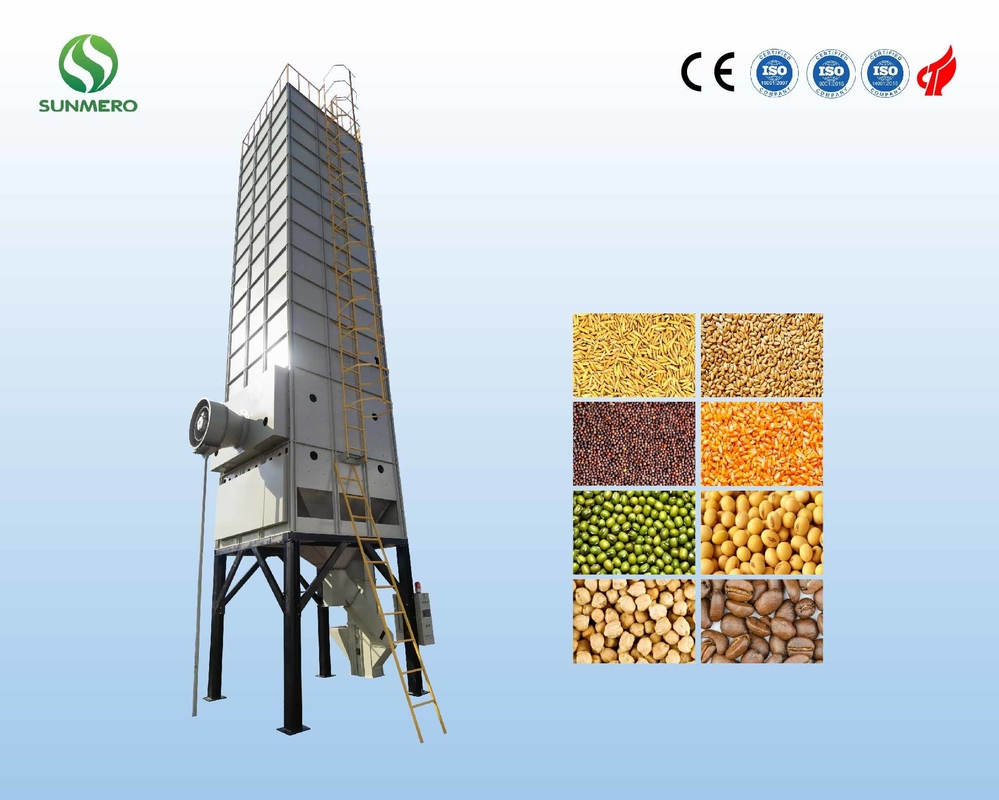 Secador de grano de circulación de Paddy Dryer Raw Paddy Dryer para la sequedad del arroz de 20 toneladas por el lote