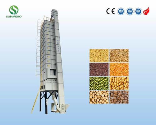 secador de grano de acero inoxidable del arroz 380V para la planta de tratamiento del grano del arroz de Indonesia