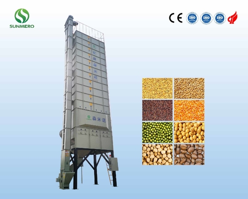 Secador de grano de 22 Ton Stainless Steel Cross Flow, secador del lote del maíz multiusos